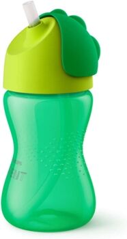 Avent Copo com Palhinha PHILIPS (300 ml, 12 m, verde)