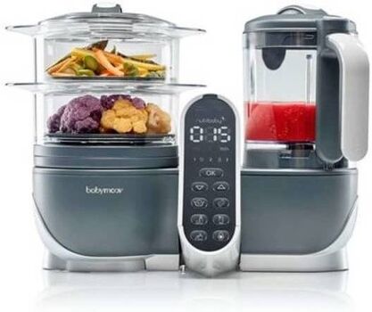 Babymoov Robô de Cozinha para Bebé Nutribaby 5 em 1 Cinzento (2200 ml)