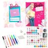 Colorbaby BARBIE Meu Diário Secreto com Cadeado, Adesivos e Marcadores Mágicos