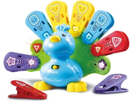 Vtech Brinquedo Musicais Formas E Cores De Pavão