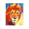 Slowmoose Conjunto DIY Enquadrar Menos Gato Leões Animais Faça você Mesmo Pintura Colorir Números Kits (J - 60x75cm Quadro Faça você Mesmo)