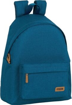 Safta Mochila Oversea (Azul - Poliéster - 42x15x33cm)