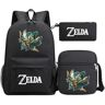 Kohree Conjunto de Três Peças de Mochila com Estampa de Lágrimas Do Jogo Zelda Kingdom