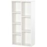 Homcom Estante para Livros Aglomerado de Madeira Branco 50x24x106cm