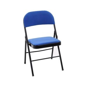S/marca Cadeira de Visitante STAPLES Dobrável Azul (Plástico e Metal)