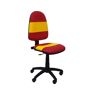 Piqueras Y Crespo Cadeira de Escritório Operativa Ayna Espanha Vermelho e Amarelo (Pele Sintética)