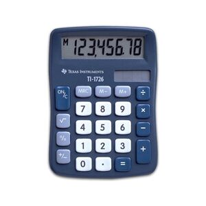 Texas Calculadora Básica TI-1726 Azul (8 dígitos)