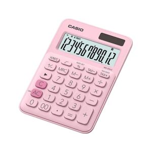 Casio Calculadora Básica MS20UCPK Rosa (12 dígitos)