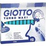 Giotto Turbo-Maxi Marker Azul Céu 12 Pcs.