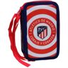 Atlãtico Madrid Estojo Triplo Atlético Madrid Vermelho Branco 40 Pcs