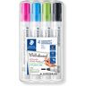 Staedtler Marcador Lumocolor (4 Und - Branco)