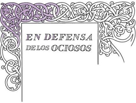 Taurus Livro Defensa De Los Ociosos de Robert Louis Stevenson (Espanhol)