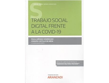Aranzadi Livro Trabajo Social Digital Frente A La Covid-19 (Papel + E-Book) de Joaquín Castillo De Mesa (Espanhol)