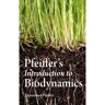 Floris Books Livro pfeiffer's introduction to biodynamics de ehrenfried e. pfeiffer (inglês)