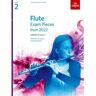 Livro flute exam pieces from 2022, abrsm grade 2 de abrsm (inglês)