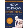 Cornerstone Livro how to know everything de elke wiss (inglês)