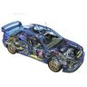 Haynes Publishing Group Livro subaru impreza group a rally car owners' workshop manual de andrew van de burgt (inglês)