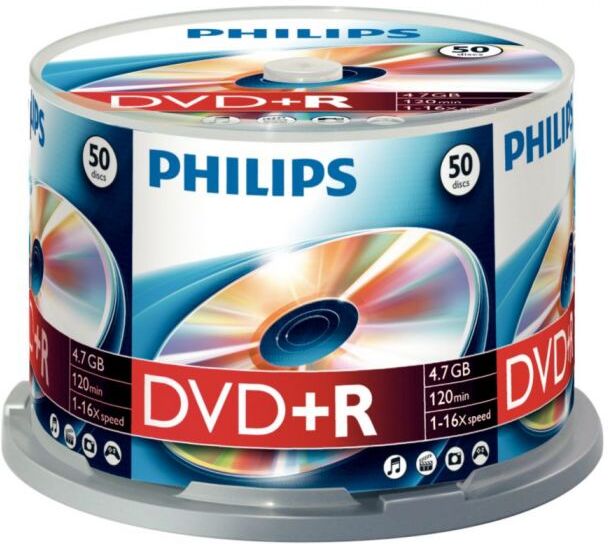 Philips 1x50 Philips Dvd R 4,7 Gb 16x Sp