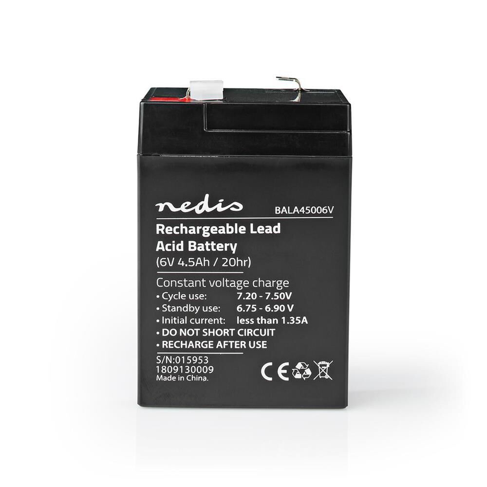 Nedis Bateria de Chumbo Acido 6v 4500mah Recarregavel