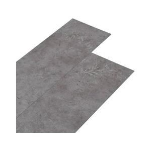 Vidaxl Tábuas de soalho PVC autoadesivo 5,21 m² 2 mm cimento cinzento