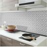 Ambiance Sticker Autocolante de Parede 30 Stickers Carrelages Azulejos Christina - 75x90 cm