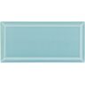 Ceragni Azulejo Revestimento Cerâmico Brilhante Biselado Metro Azul Tiffany 1740 7,5X15 Caixa com 44 Unidades 0,5 M2