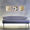 Ambiance Sticker Autocolante de Parede 3D Effect Football And Trophy (30 x 90 cm)