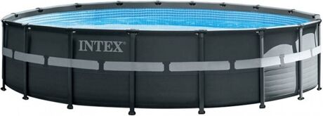 Intex Piscina Tubular Ultra XTR Frame Cinza (549x132cm - 26.423L)