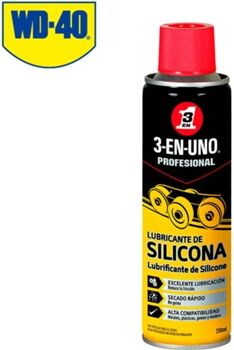 Nortene Lubrificante de Silicone 250Ml 34468 3 Em 1