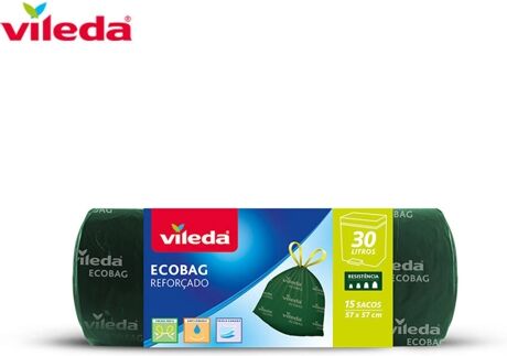 Vileda Saco Para Lixo Ecobag 30L Reforçado (15 Sacos) 151985