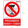 Wolfpack Cartel prohibido beber y comer 30x21cm.