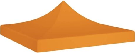 Vidaxl Toldo (Laranja - Tecido - 3x3 m)