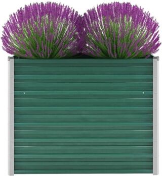 Vidaxl Canteiro Aço Galvanizado (Verde - 100x40x77 cm)