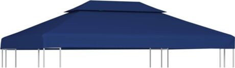 Vidaxl Toldo de Pérgula 2 Níveis (Azul - Tecido - 4x3 m)