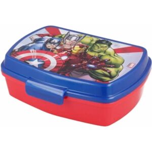 Avengers Lancheira (Vermelho - Plástico - 5 x 15 x 10 cm)