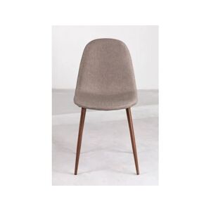 Sklum Cadeira Glamm (Cinzento - Poliéster e Aço - 86 x 44 x 54 cm)