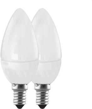 Kunft Lâmpadas LED KLNW-3668 (320 lumen - Casquilho: E14 - 2 Lâmpadas - Luz Branca)