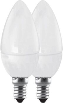 Kunft Lâmpadas LED KLWW-3669 (320 lumen - Casquilho: E14 - 2 Lâmpadas - Luz Amarela)