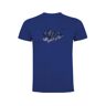 Kruskis T-Shirt de Homem para Ciclismo Peloton Azul (L)