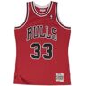 Mitchell & Ness Camisola para Homem Chicago Bulls 1997-98 Scottie Pippen Vermelho para Basquetebol (Tamanho:L)