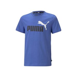 Puma T-shirt Camiseta De Manga Curta Ess+ 2 Col Logo Azul 14-16 Years Rapaz