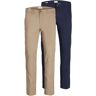 Jack & Jones Calças para Homem Marco dave akm Beige (33)