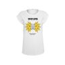 Tee T-Shirt de Mulher Moon Song Branco (L)