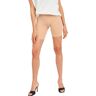 Vila Calças para Mulher Mini shorts seam Beige de Moda (S-M)