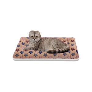 Elkuaie Cobertor para Animais de Estimação Almofada de Flanela Fofa Premium Almofada Macia e Quente para Cães e Gatos