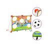 Vidaxl Baliza de futebol infantil com parede de golos 120x51x77,5 cm