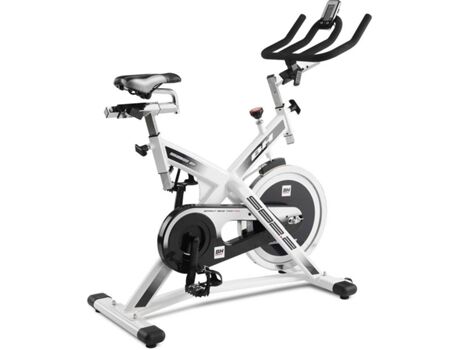 Bh Fitness Bicicleta de Spinning H9162 (Branco - 119x52x104cm - Volante: 20 kg - Até 105 kg)