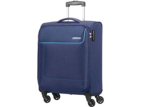 American Tourister Mala de Viagem Funshine (Cabine - 4 Rodas - 36 L - Azul)