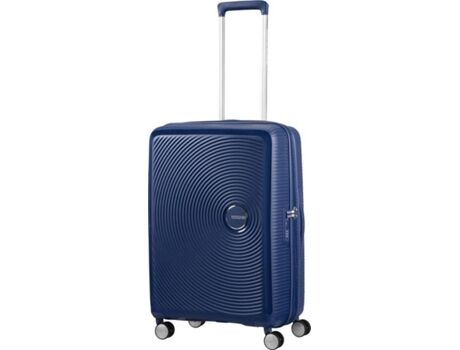 American Tourister Mala de Viagem Soundbox 67 (Média - 4 Rodas - 71.5 L - Azul)