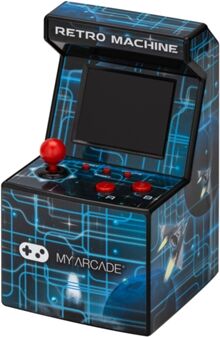 My Arcade Consola Retro Machine - 200 Jogos (Azul e preto)